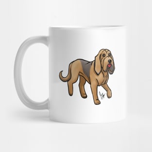 Dog - Bloodhound - Tri-Color Mug